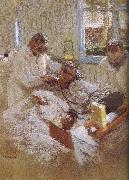 Edouard Vuillard The doctor and pat oil painting reproduction